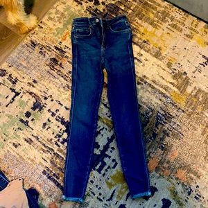 Free people jeans worn 1 time